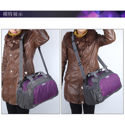 圣喜路新款炫彩旅行包 時(shí)尚單肩斜跨，定制代理雙贏之選